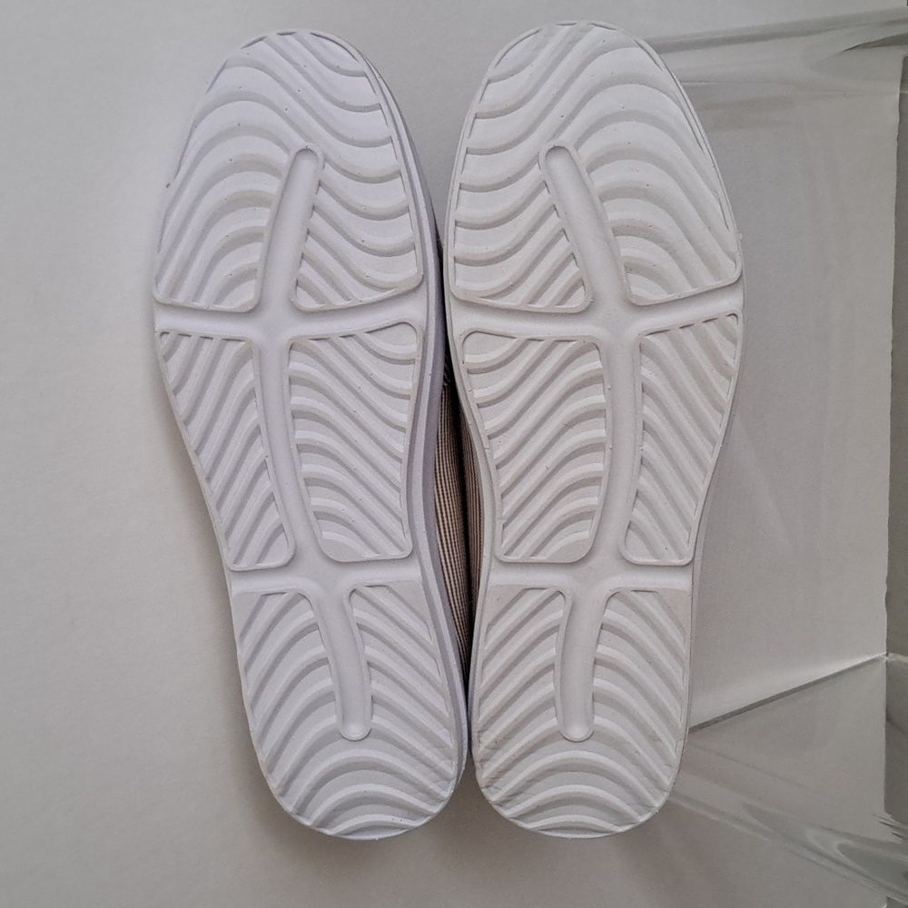 NEW Vineyard Women's Canvas Shoes (Khaki Stripe) - Island Surf - Picture 7 of 8